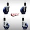 Service Caster 4'' SS Solid Poly Wheel Swivel 1-5/8'' Expanding Stem Caster Set 2 Brakes, 4PK SCC-SSEX20S414-SPUS-2-TLB-2-158 - alternate 4